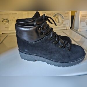 Michael Kors Black Suede Ankle Booties